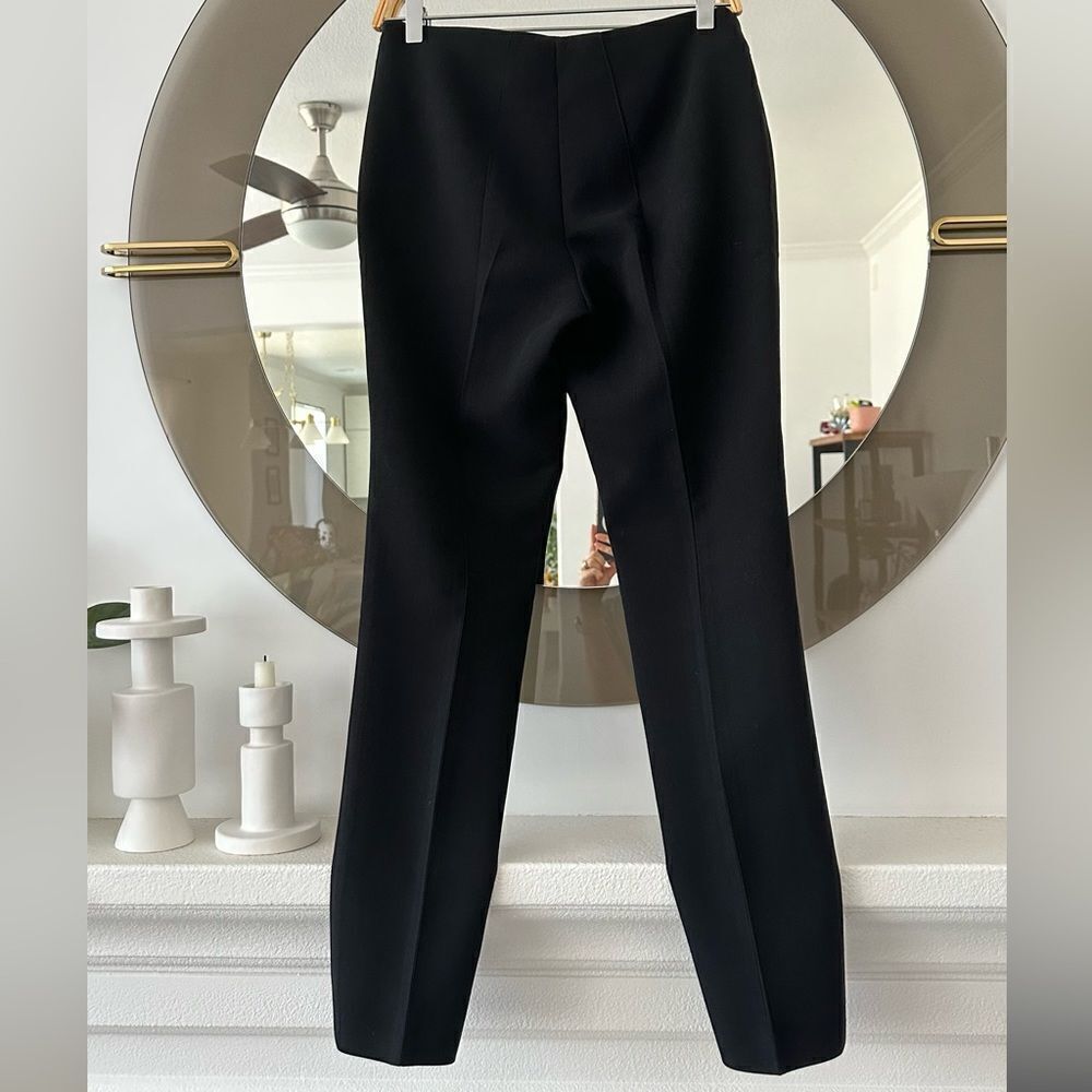 AKRIS Black Wool Trousers Pants Size 4 - Picture 5 of 8